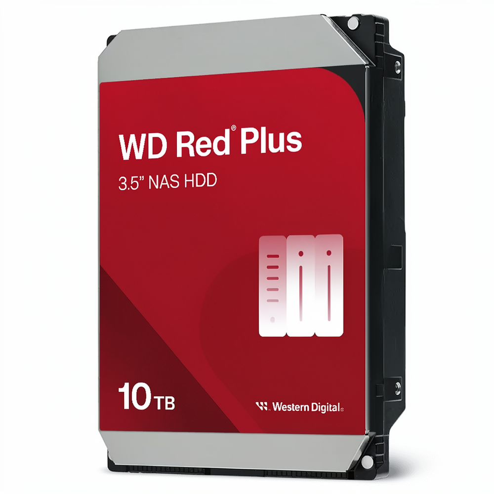 Western Digital Red Plus NAS 10TB 3.5 Inch Server Internal
