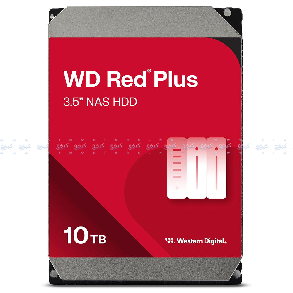 Western Digital Red Plus NAS 10TB 3.5 Inch Server Internal Hard Drive