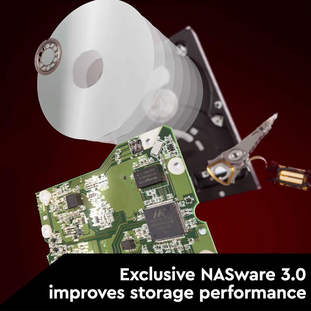 Western Digital Red Plus NAS 10TB 3.5 Inch Server Internal Hard Drive