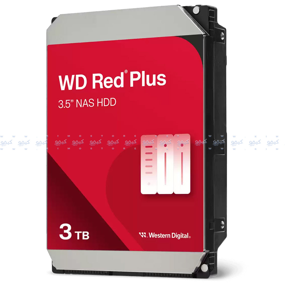 Western Digital Red Plus NAS 3TB 3.5 Inch Server Internal Hard Drive