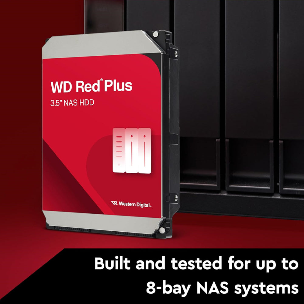 Western Digital Red Plus NAS 3TB 3.5 Inch Server Internal Hard Drive