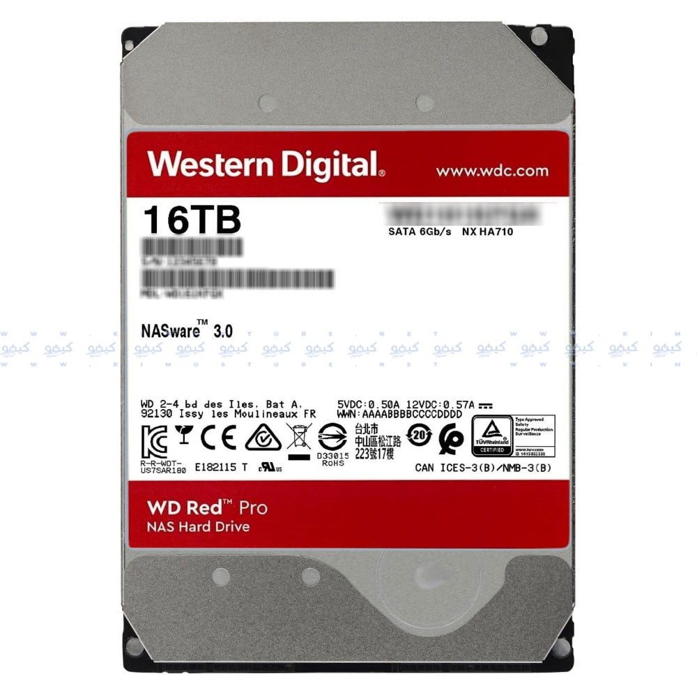 Western Digital Red Pro NAS 16TB 3.5 inch 