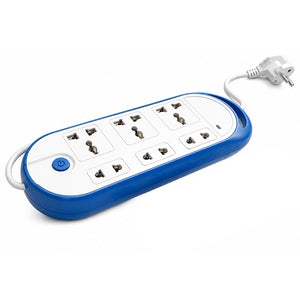 White Star 42247 6Port Power Strip 3500W 2m - White