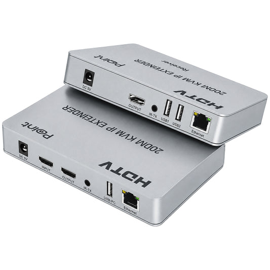 Point HDMI + USB Extender By Lan KVM Lp CAT5/5E/6/6A/7 200m