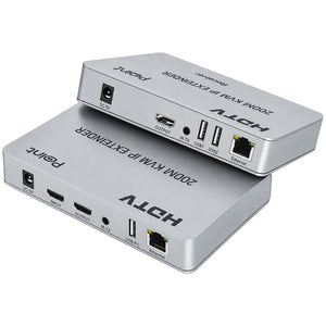 Point HDMI + USB Extender By Lan KVM IP CAT5/5E/6/6A/7 200m