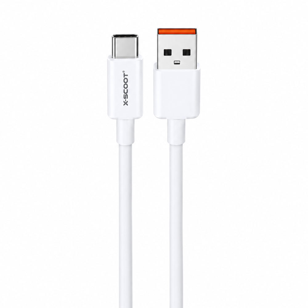 X-Scoot CH-260 Wall Charger + Type-C Cable 25W Fast Charging - White
