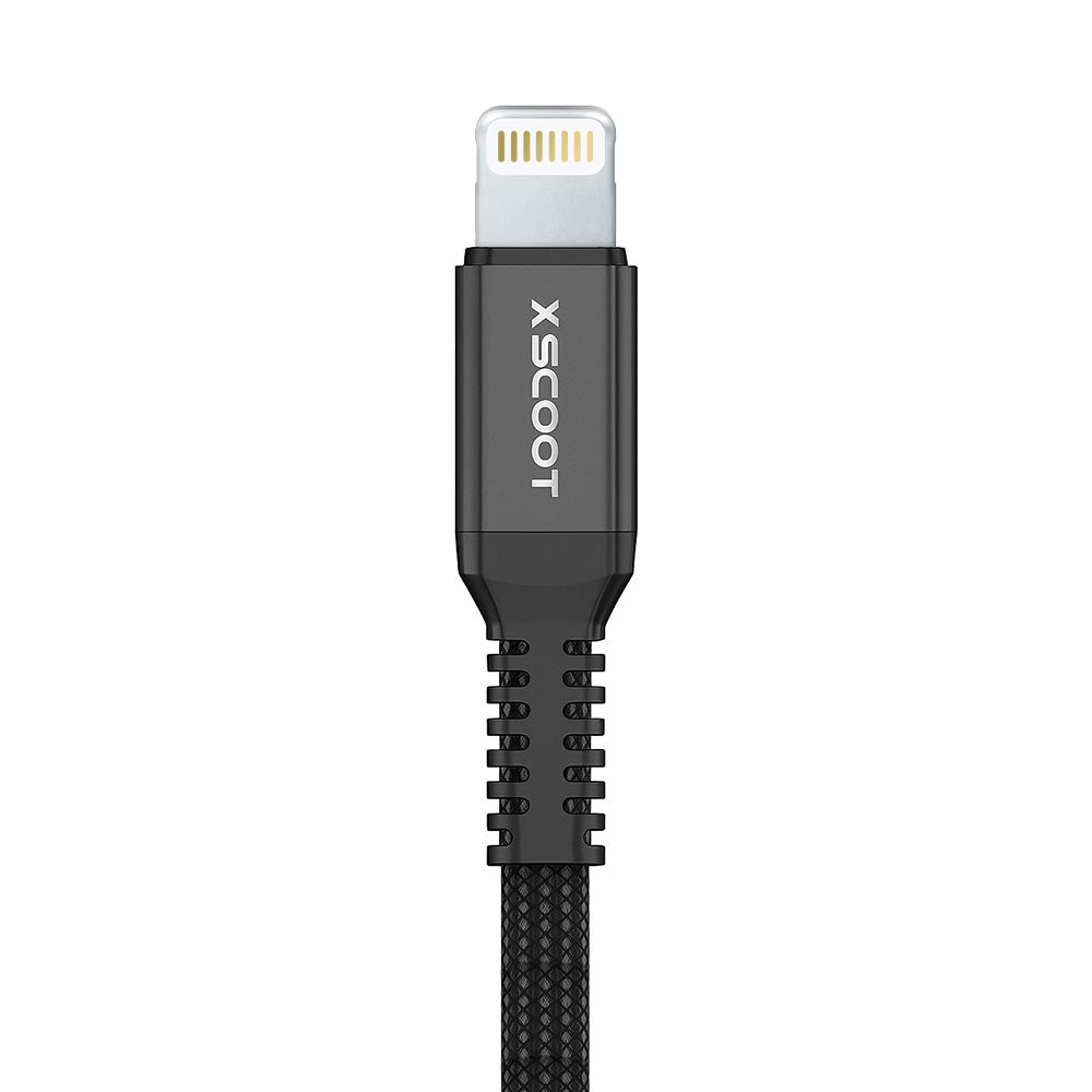 X-Scoot CL-144 USB To Lightning Cable 60W Fast Charging 1m - Gray