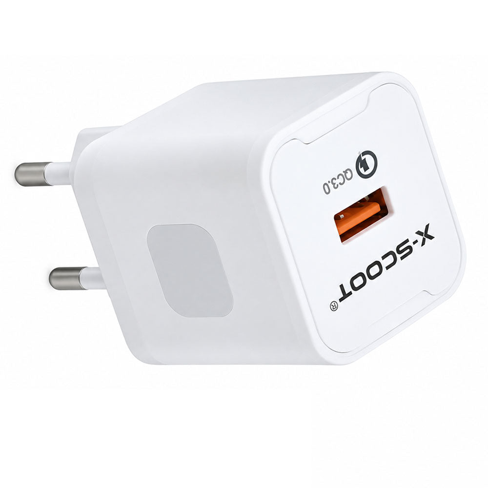 X-Scoot SuperVOOC GaN CH-262 Wall Charger + Type-C Cable 30W Fast Charging