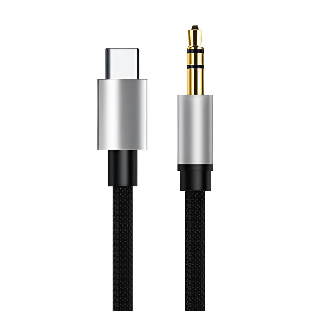 X-Scoot XS-514 3.5mm AUX Audio To Type-C Cable 1m - Black