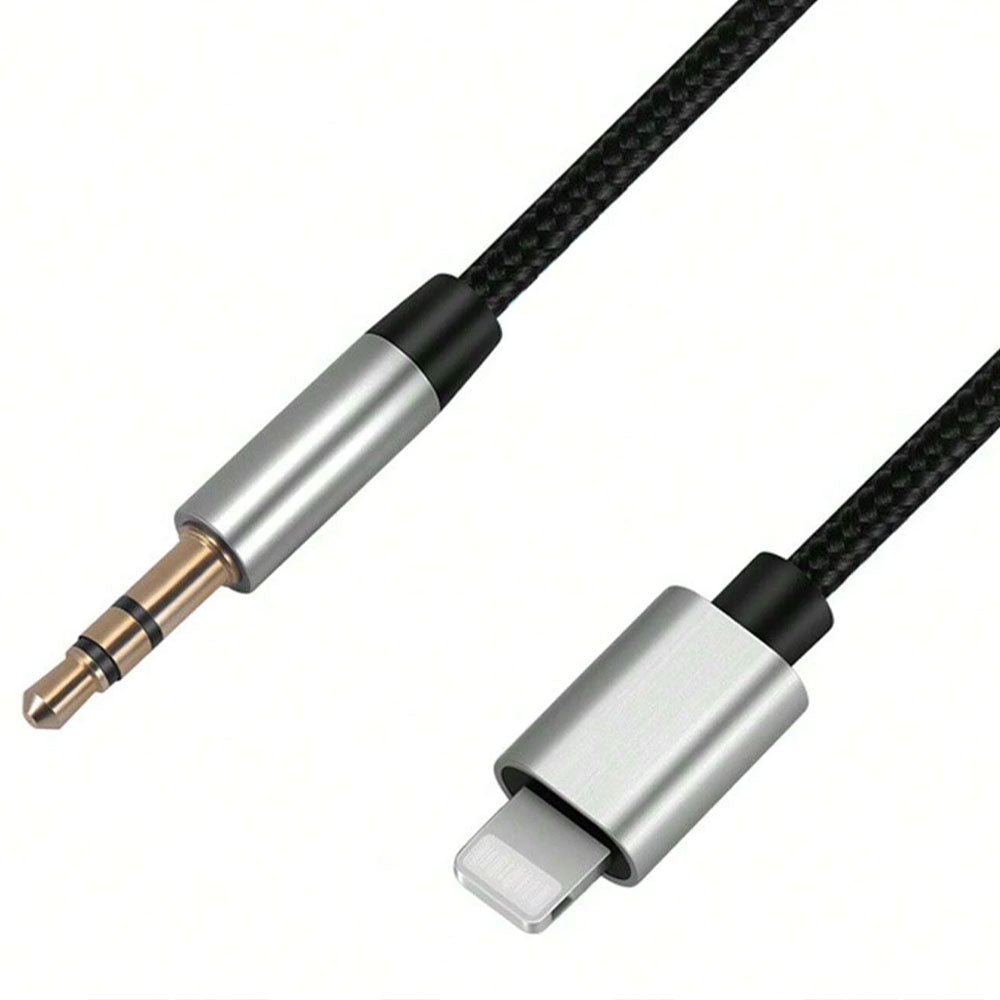 كابل صوت اكس سكوت لايتنينج إلى 3.5 ملم 1 AUX  متر XS-515 - اسود