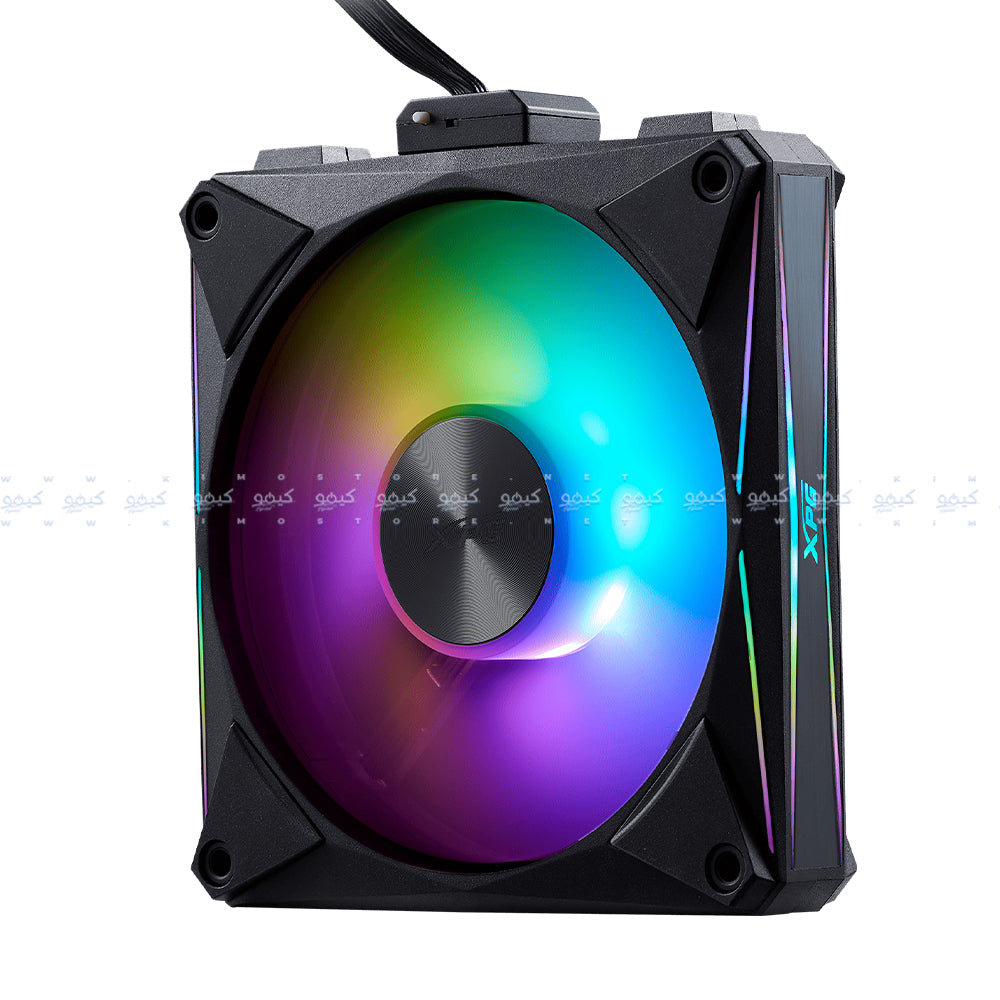 XPG Hurricane Mag 120 PWM ARGB Magnetic Quad Case Fan Kit - Black