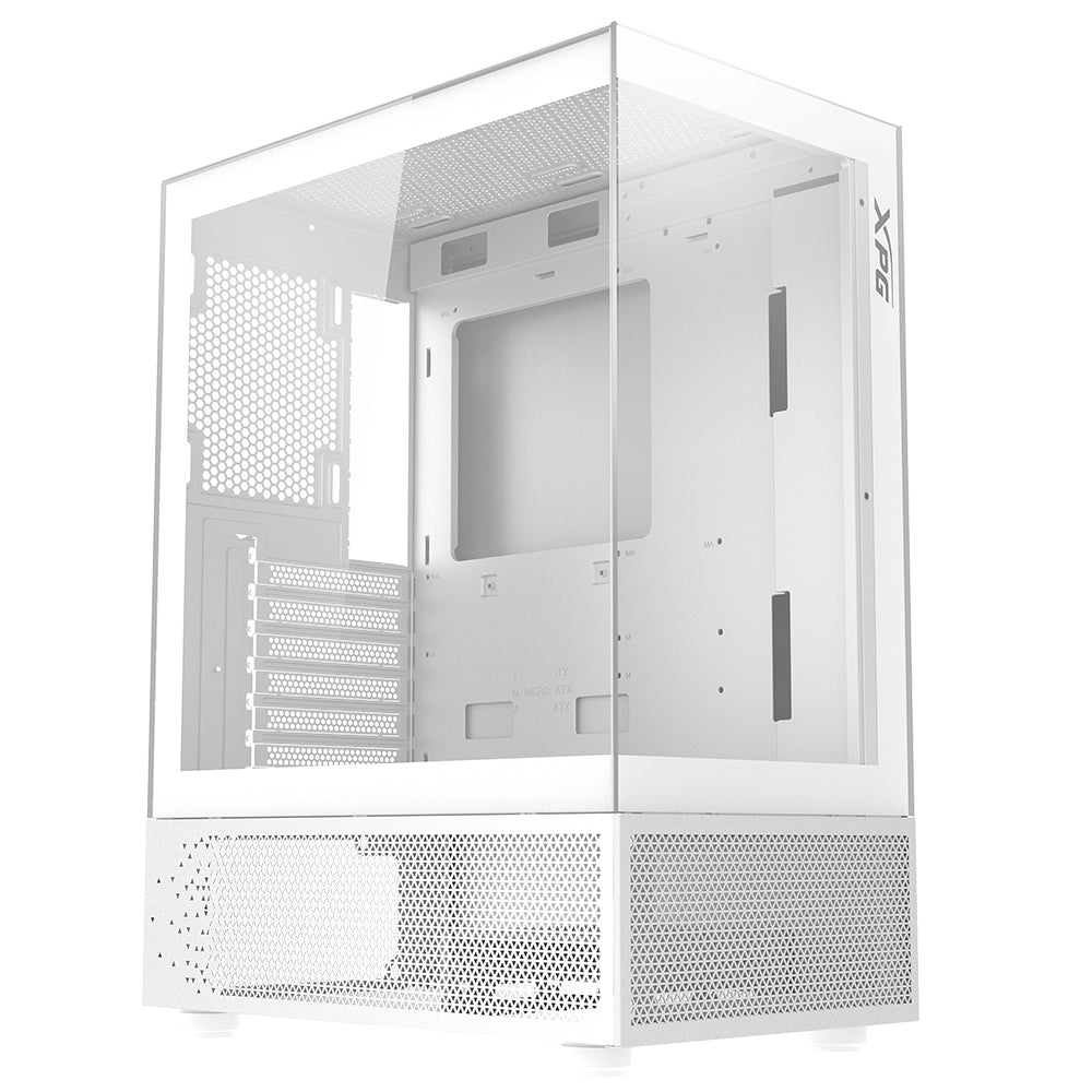 XPG INVADER X MINI ARGB Gaming Mid Tower Case - White