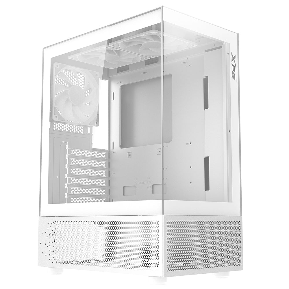 XPG INVADER X MINI ARGB Gaming Mid Tower Case - White