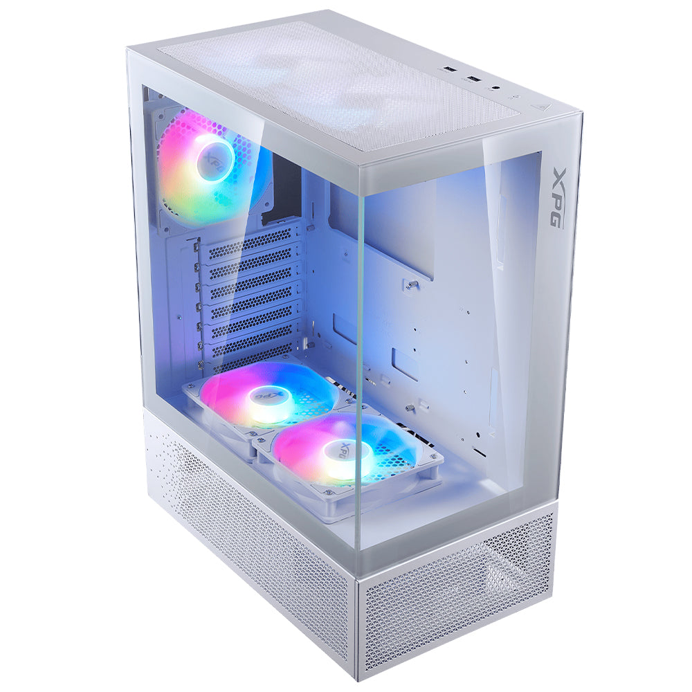 كيس ميد تاور إكس بي جي ARGB جيمنج  INVADER X MINI + باور سبلاي 80 بلس ذهبي 750 وات Kyber