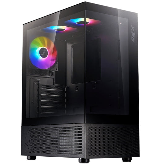 XPG INVADER X MINI ARGB Gaming Mid Tower Case + Kyber 80 Plus Gold Power Supply 750W