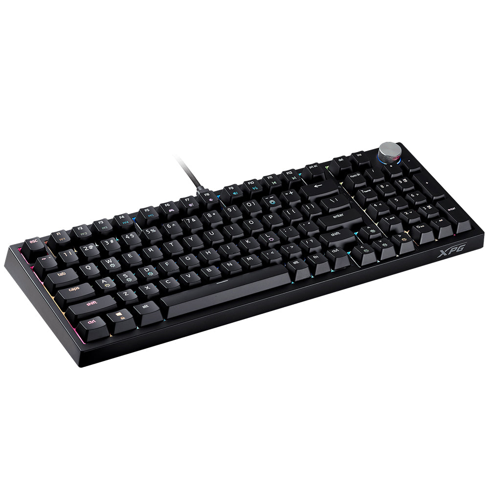 كيبورد اكس بي جي سلكى سويتش أحمر RGB جيمنج إنجليزى SORCERER