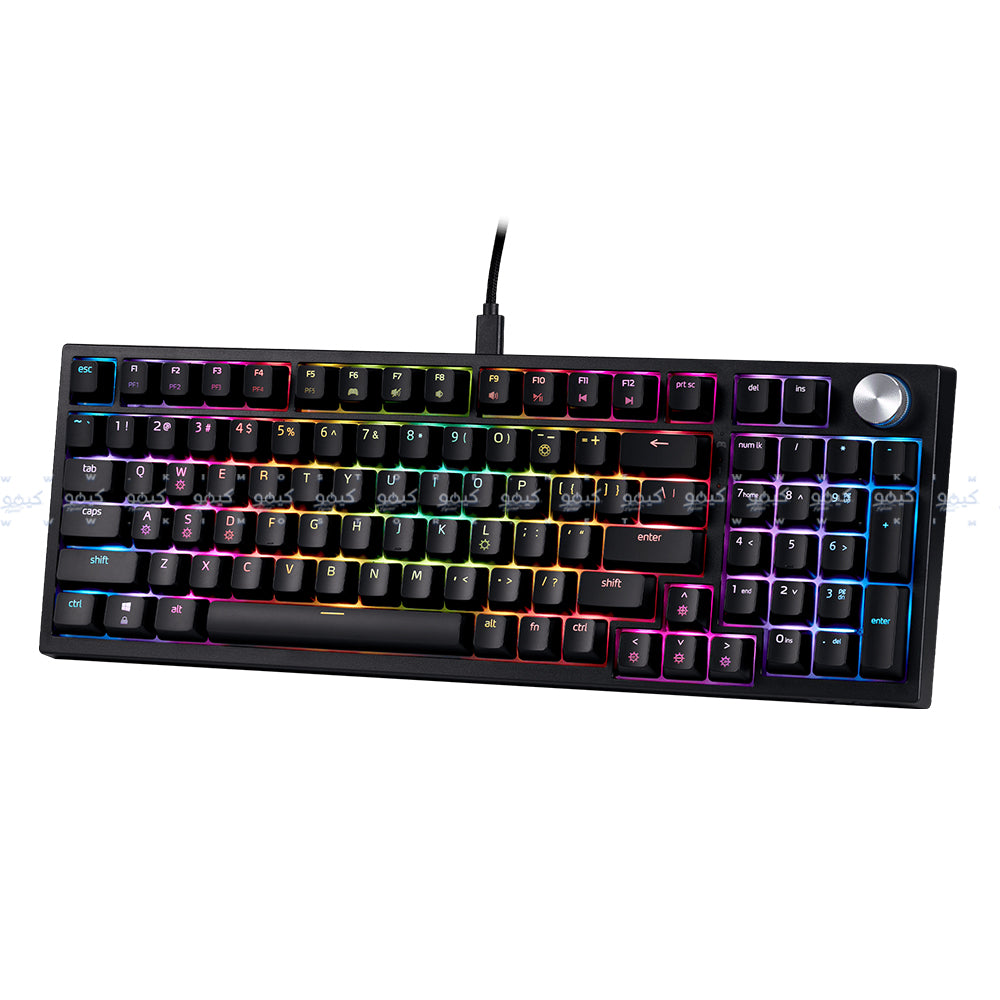 XPG SORCERER Red Switch Wired RGB Gaming Keyboard English - Black