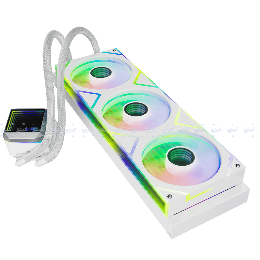 نظام تبريد مائي للبروسيسور 360 ملم LEVANTE II 360 ARGB AIO