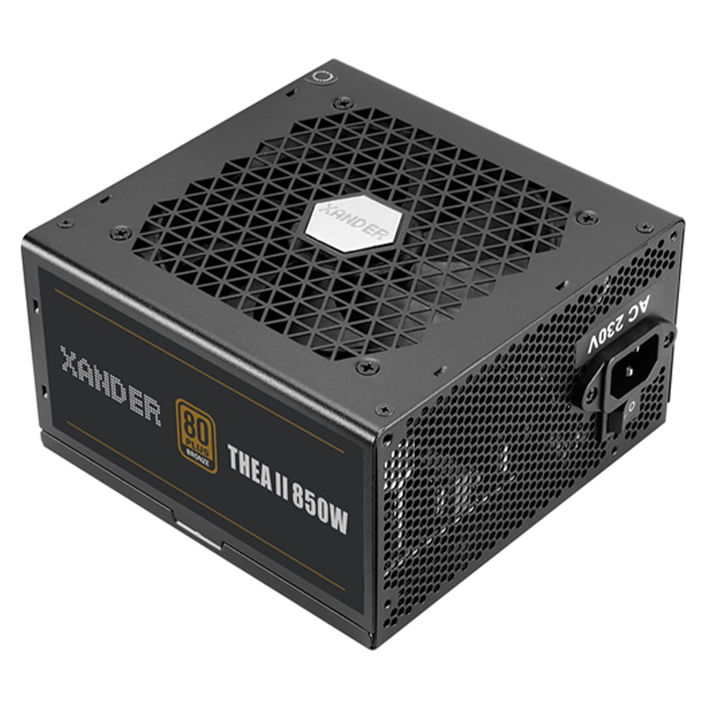 Xander Jupiter II ARGB Gaming Mid Tower Case + THEA II 80 Plus Bronze Power Supply 850W