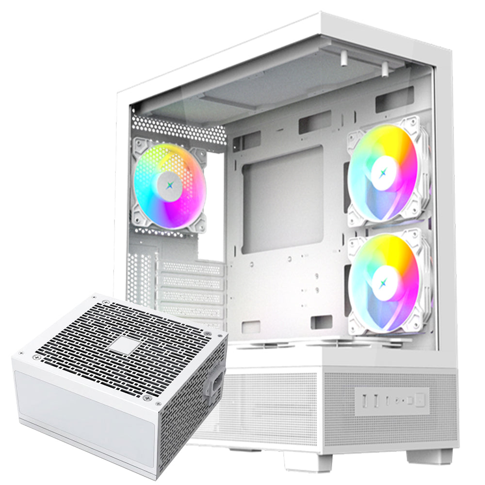 كيس ميد تاور زاندر ARGB جيمنج Jupiter II + باور سبلاي 80 بلس برونزي 750 وات THEA