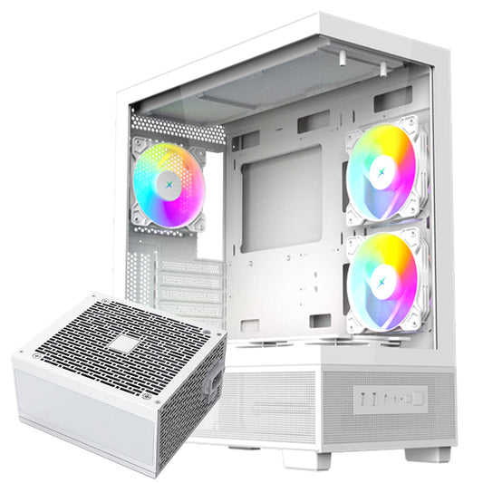 كيس ميد تاور زاندر ARGB جيمنج Jupiter II + باور سبلاي 80 بلس برونزي 750 وات THEA