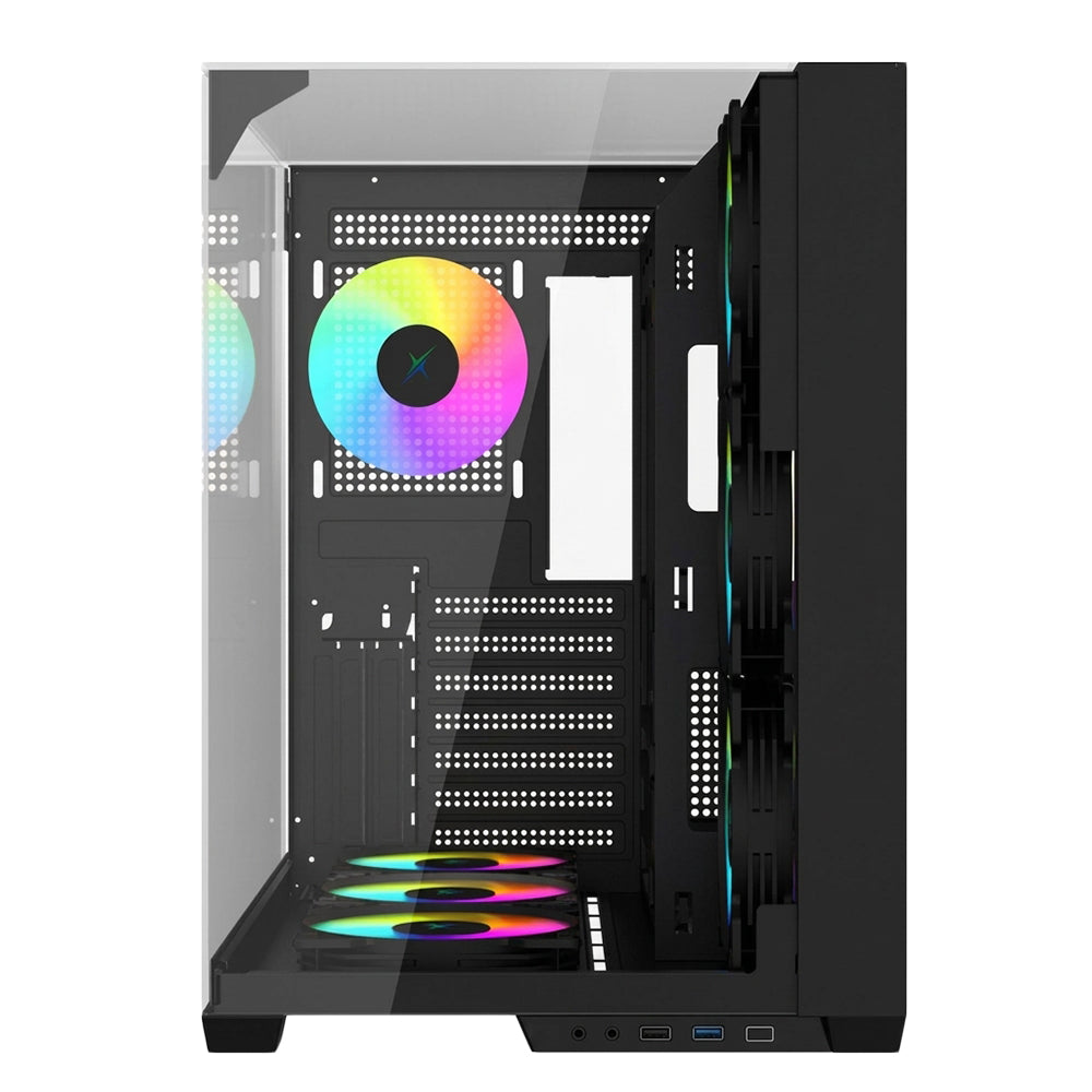 Xander Neptune II ARGB Gaming Mid Tower Case + 80 Plus Bronze Power Supply 850W