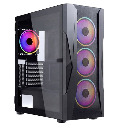 كيس ميد تاور زاندر ARGB جيمنج Velox + باور سبلاي 80 بلس أبيض 600 وات XP II