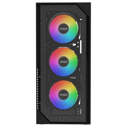Xander Velox II ARGB Gaming Mid Tower Case + 80 Plus White Power Supply 700W