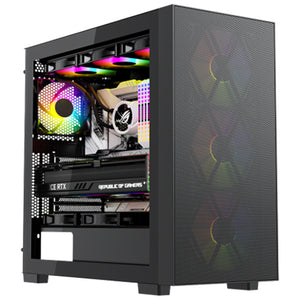 كيس ميد تاور زاندر ARGB جيمنج Velox Max + باور سبلاي 80 بلس برونزي 850 وات 