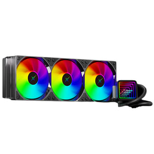 نظام تبريد مائي للبروسيسور زاندر WaterWheel Digital Black 360 ARGB