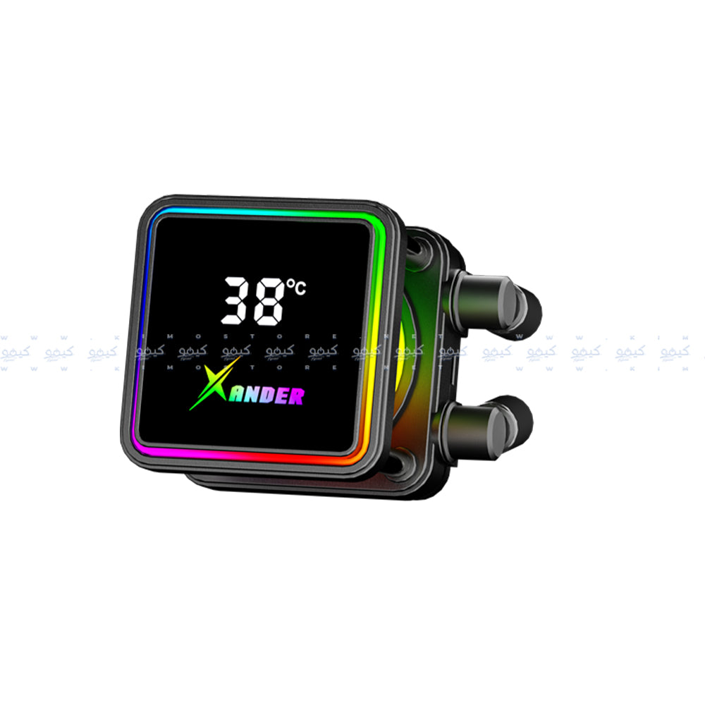 نظام تبريد مائي للبروسيسور زاندر WaterWheel Digital Black 360 ARGB