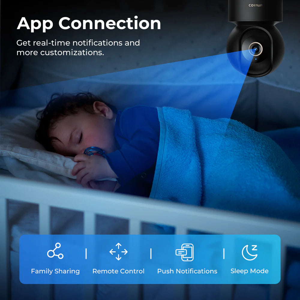 Xiaomi IMILAB C22 Wi-Fi Pan & Tilt AI Indoor Security Camera 3K 5MP (Mic)