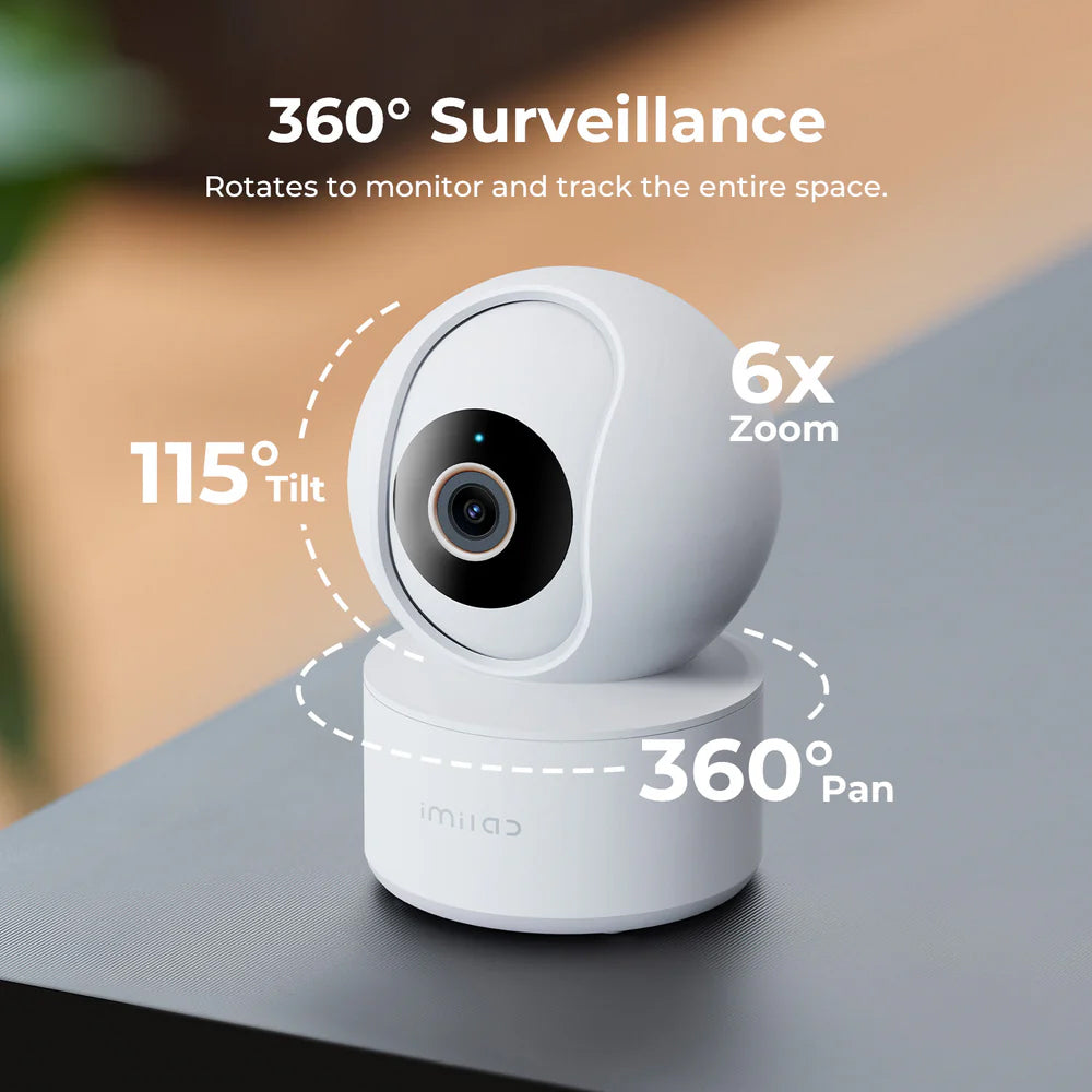 Xiaomi IMILAB C22 Wi-Fi Pan & Tilt AI Indoor Security Camera 3K 5MP (Mic)
