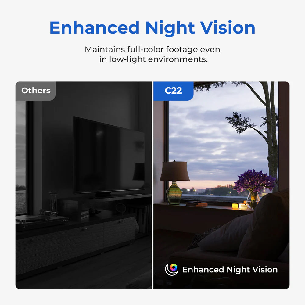 Xiaomi IMILAB C22 Wi-Fi Pan & Tilt AI Indoor Security Camera 3K 5MP (Mic)