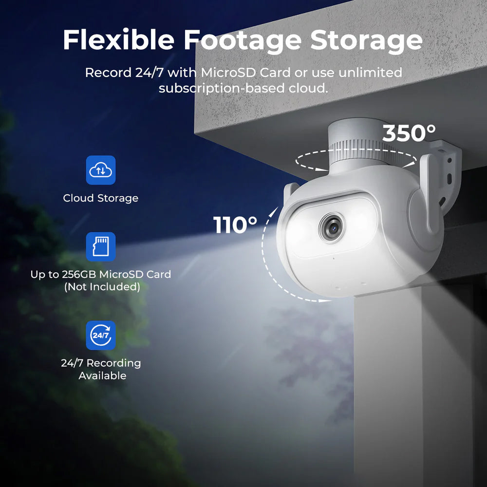 Xiaomi IMILAB EC5 Wi-Fi 360° Pan & Tilt AI Outdoor Security Camera 2K 3MP (Mic) (Full Color)