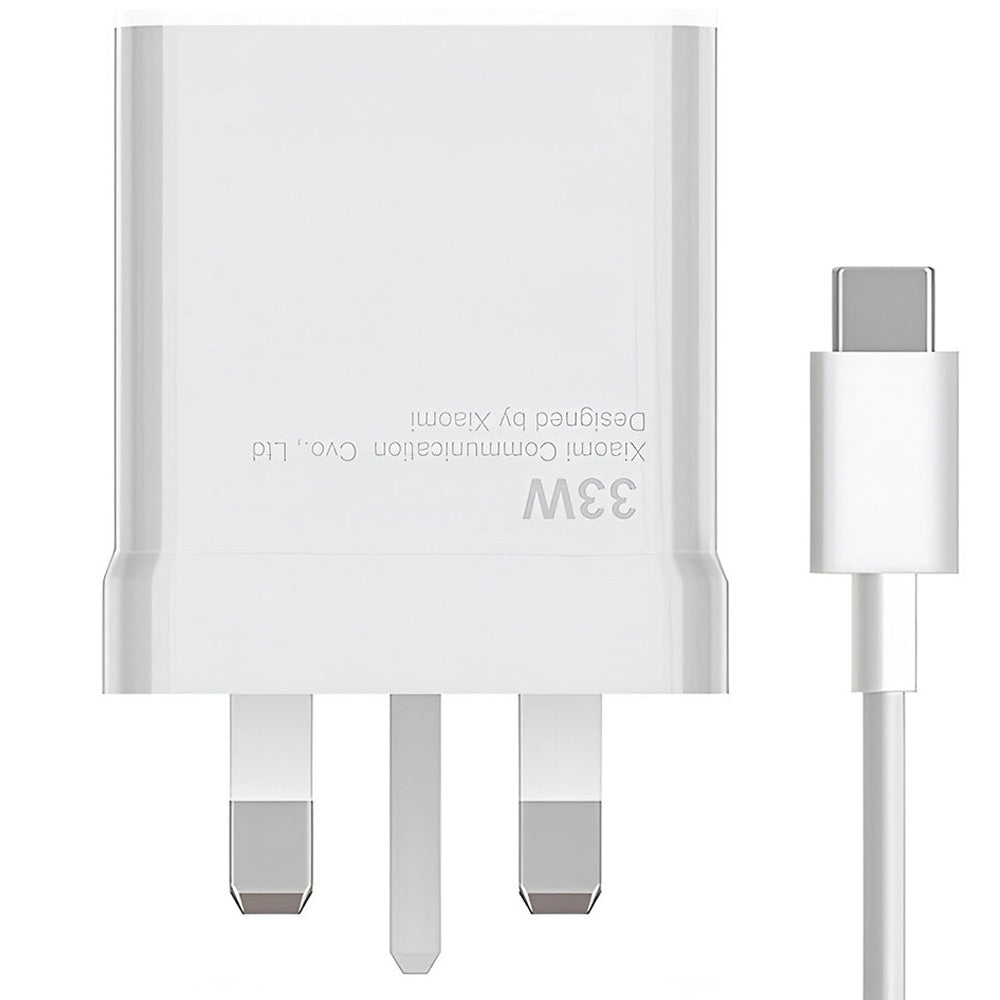 Xiaomi MDY-11-EY Wall Charger Type-C Cable 33W Fast Charging