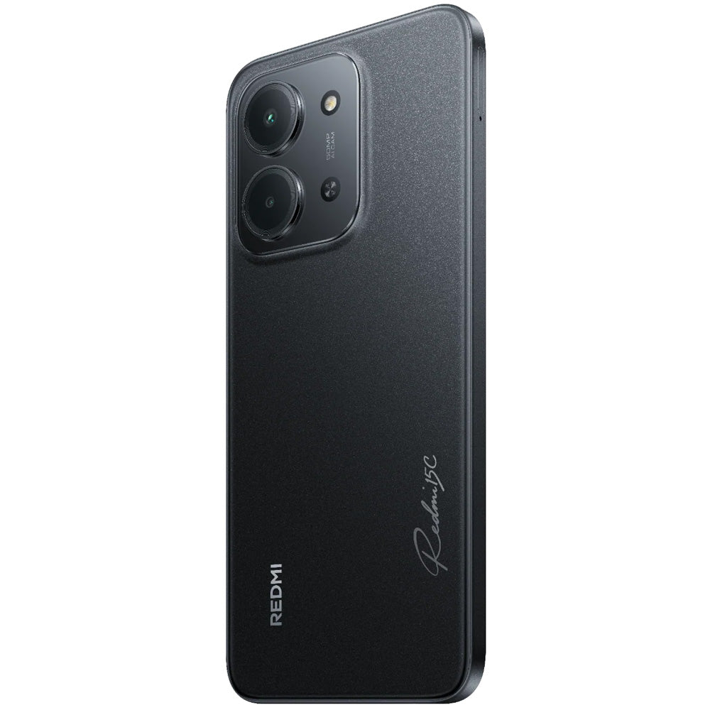 موبايل شاومي ريدمي 15C ثنائي الشريحة (128 جيجابايت / 6 جيجابايت رام / شاشة 6.9 بوصة / تقنية 4G LTE) - اسود