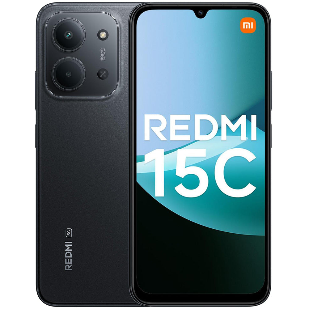 Xiaomi Redmi 15C Dual SIM (128GB / 6GB Ram / 6.9 Inch / 4G LTE) - Midnight Black