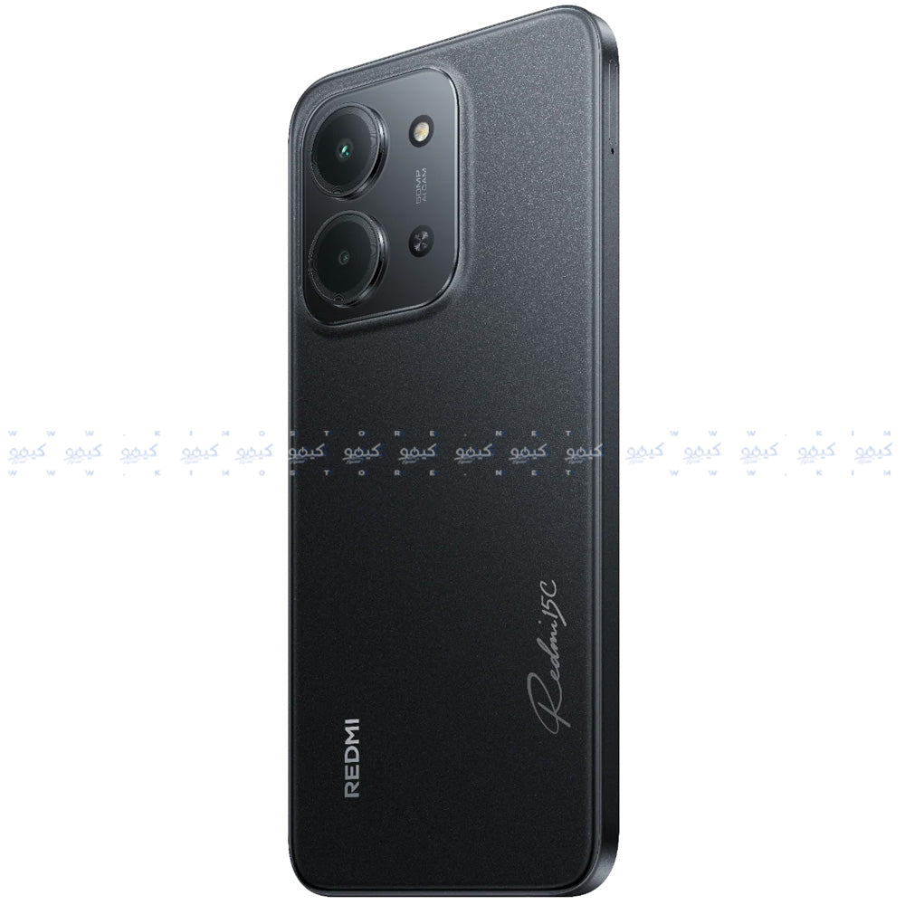 موبايل شاومي ريدمي 15C ثنائي الشريحة (128 جيجابايت / 6 جيجابايت رام / شاشة 6.9 بوصة / تقنية 4G LTE) - اسود