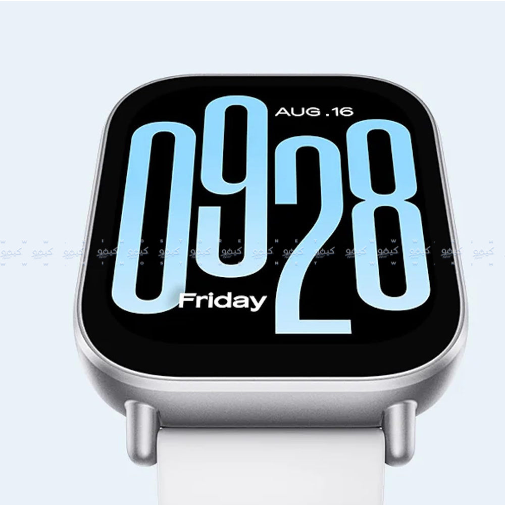 Xiaomi Redmi Watch 5 Active M2351W1 Smart Watch Matte Silver Plastic Case With Silver Gray TPU Strap