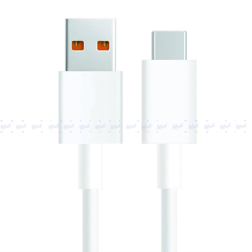 Xiaomi USB To Type-C Cable 6A Fast Charging 1m - White (Copy)