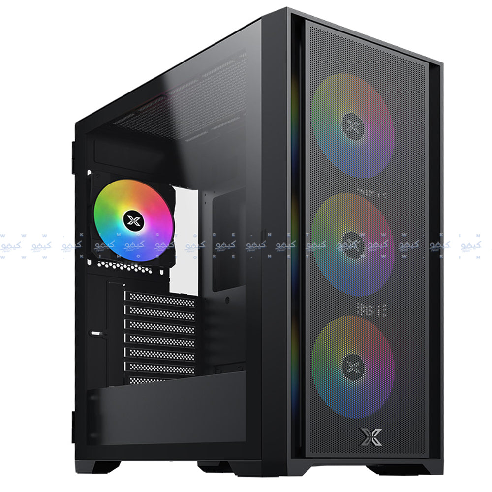Xigmatek HERO II AIR Gaming Mid Tower Case (Intel Core i5-6400 - 8GB Ram - SSD 128GB + HDD 500GB - Sapphire NITRO+ Radeon RX 570 4GB GDDR5 - M.B LG MS-G021 - Power Supply 600W) Ready PC (Used)