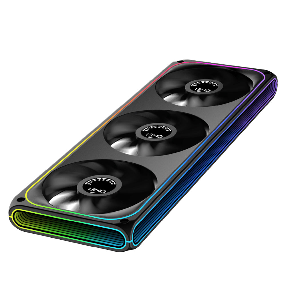 Xigmatek Aero DGT 360 Digital LCD Triple Case Fan Kit
