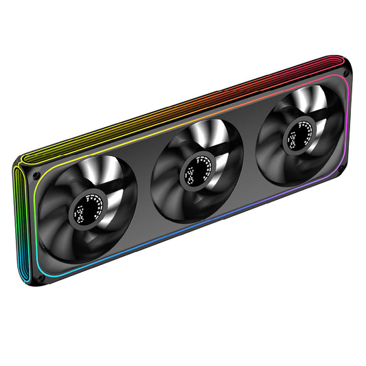 Xigmatek Aero DGT 360 Digital LCD Triple Case Fan Kit