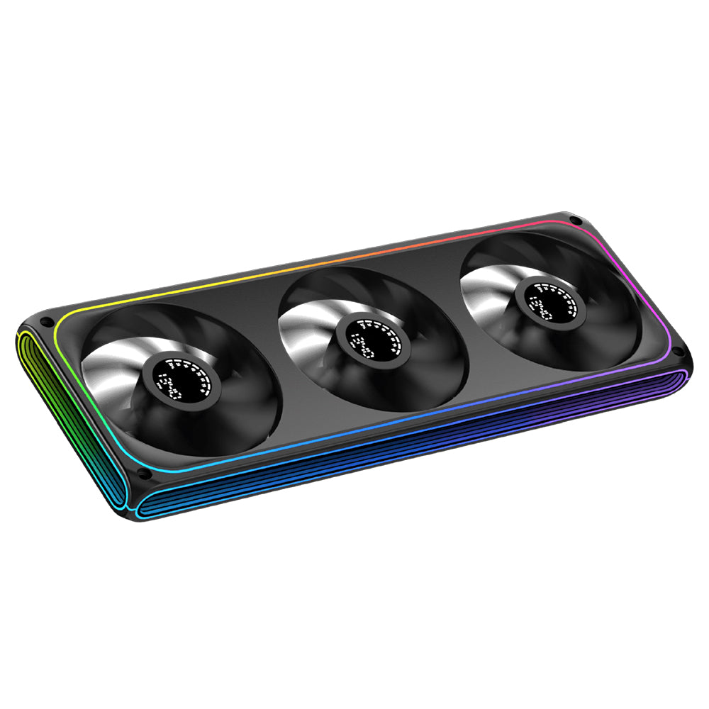 Xigmatek Aero DGT 360 Digital LCD Triple Case Fan Kit