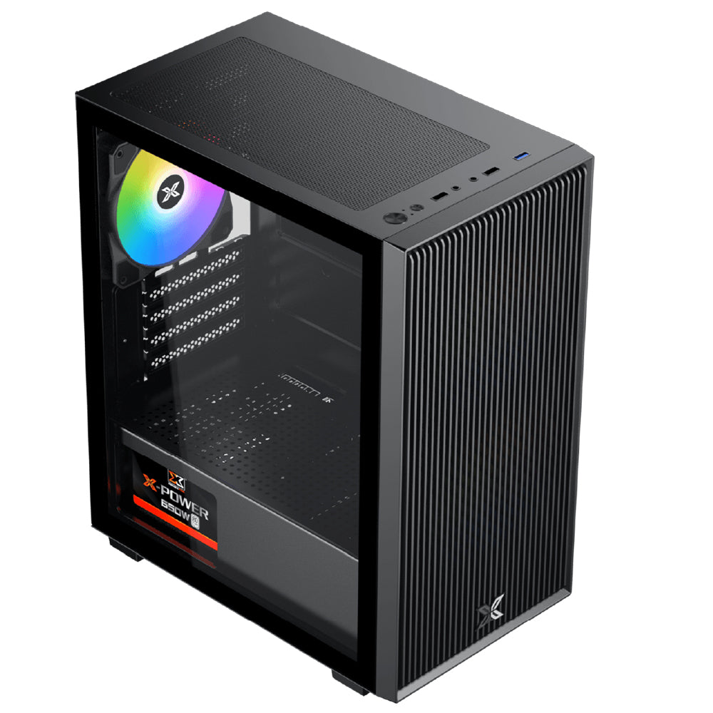 Xigmatek Amun ARGB Gaming Micro Tower Case + X-Power 80 Plus Power Supply 650W