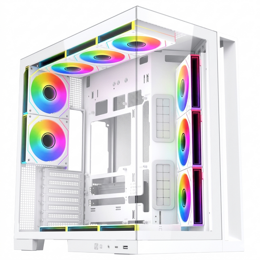 Xigmatek Aqua 7 Arctic ARGB Gaming Super Tower Case