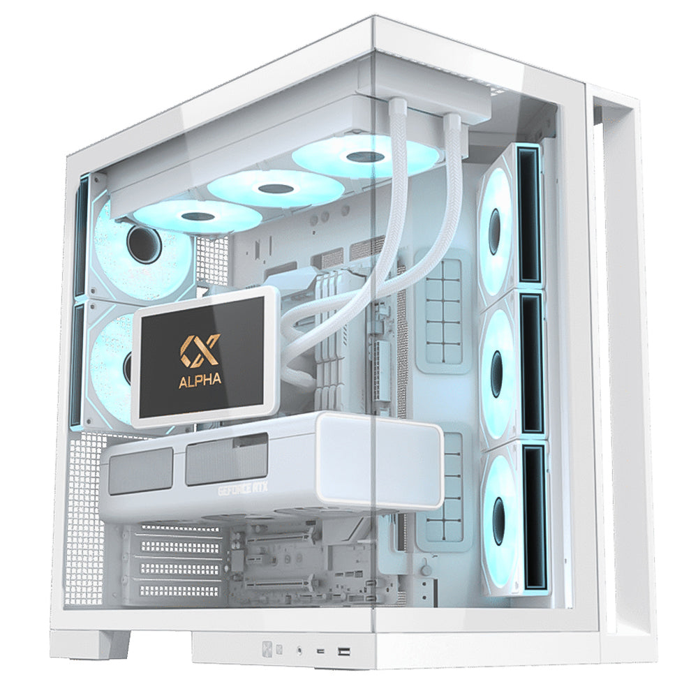 Xigmatek Aqua 7 Arctic ARGB Gaming Super Tower Case