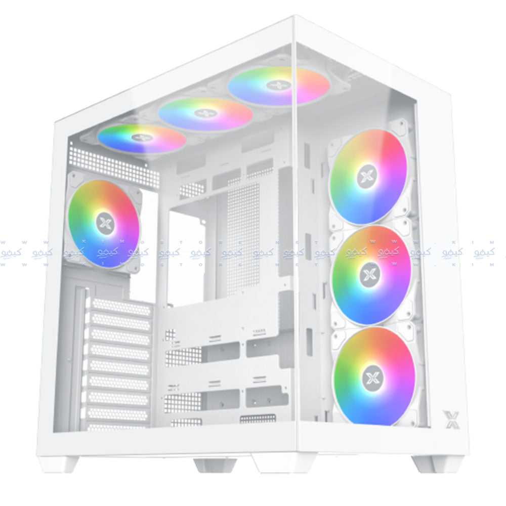 Xigmatek Aqua V Air Arctic ARGB Gaming Mid Tower Case