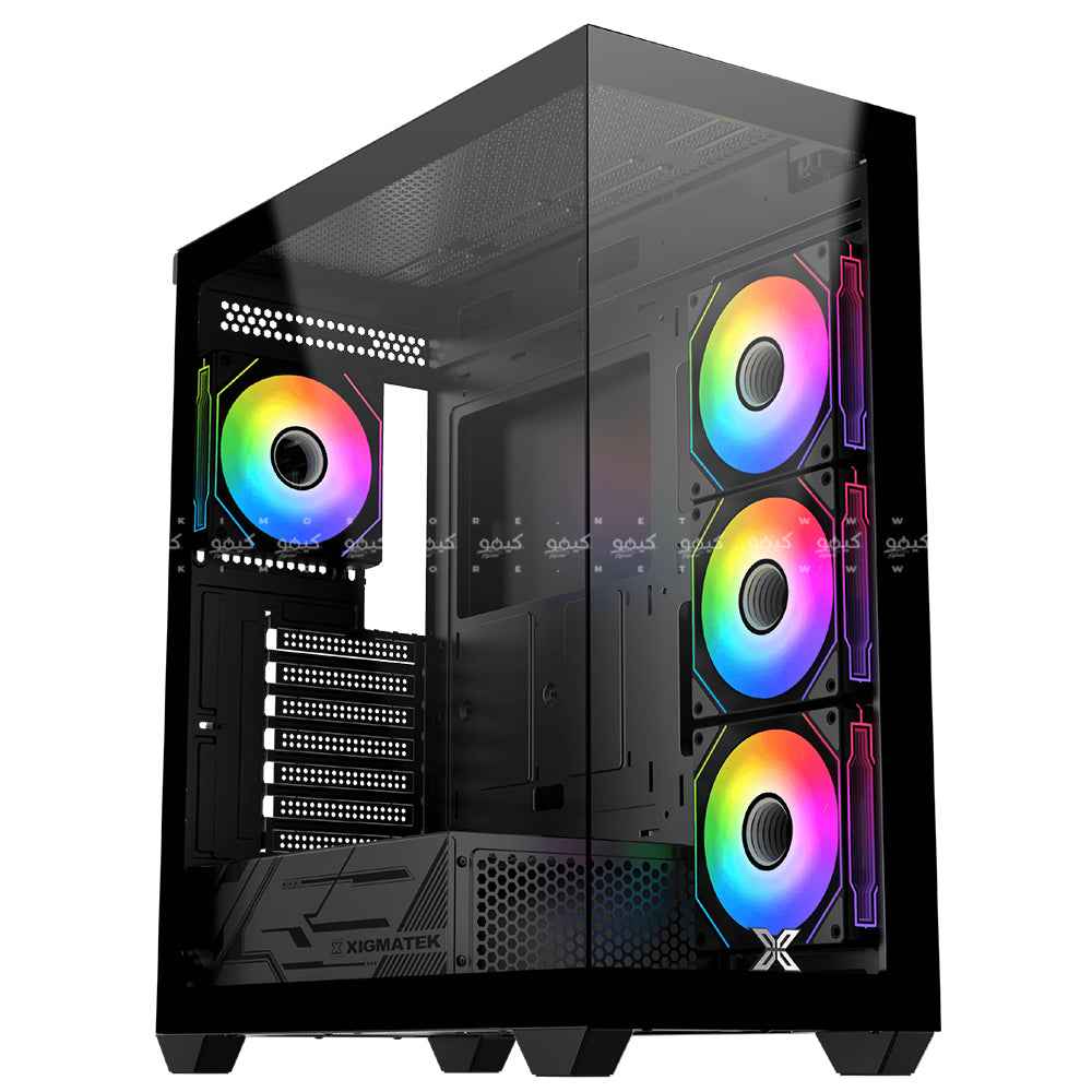 Xigmatek Blast ARGB Gaming Mid Tower Case + Asgard 80 Plus Bronze Power Supply 750W